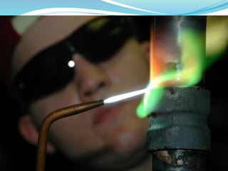 Equipo de soldar autógena en ppt