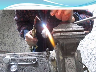 Equipo de soldar autógena en ppt