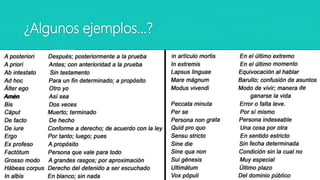 ¿Algunos ejemplos…?
 