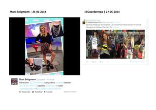 El Guardarropa | 27-06-2014Muni Seligmann | 25-06-2014
 