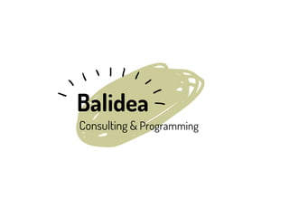 Balidea
Consulting & Programming
 