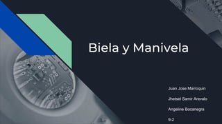 Biela y Manivela
Juan Jose Marroquin
Jhetsel Samir Arevalo
Angeline Bocanegra
9-2
 