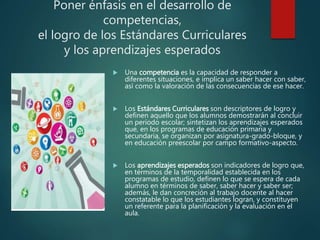 los principios pedagógicos del plan de estudios del 2011 | PPTX