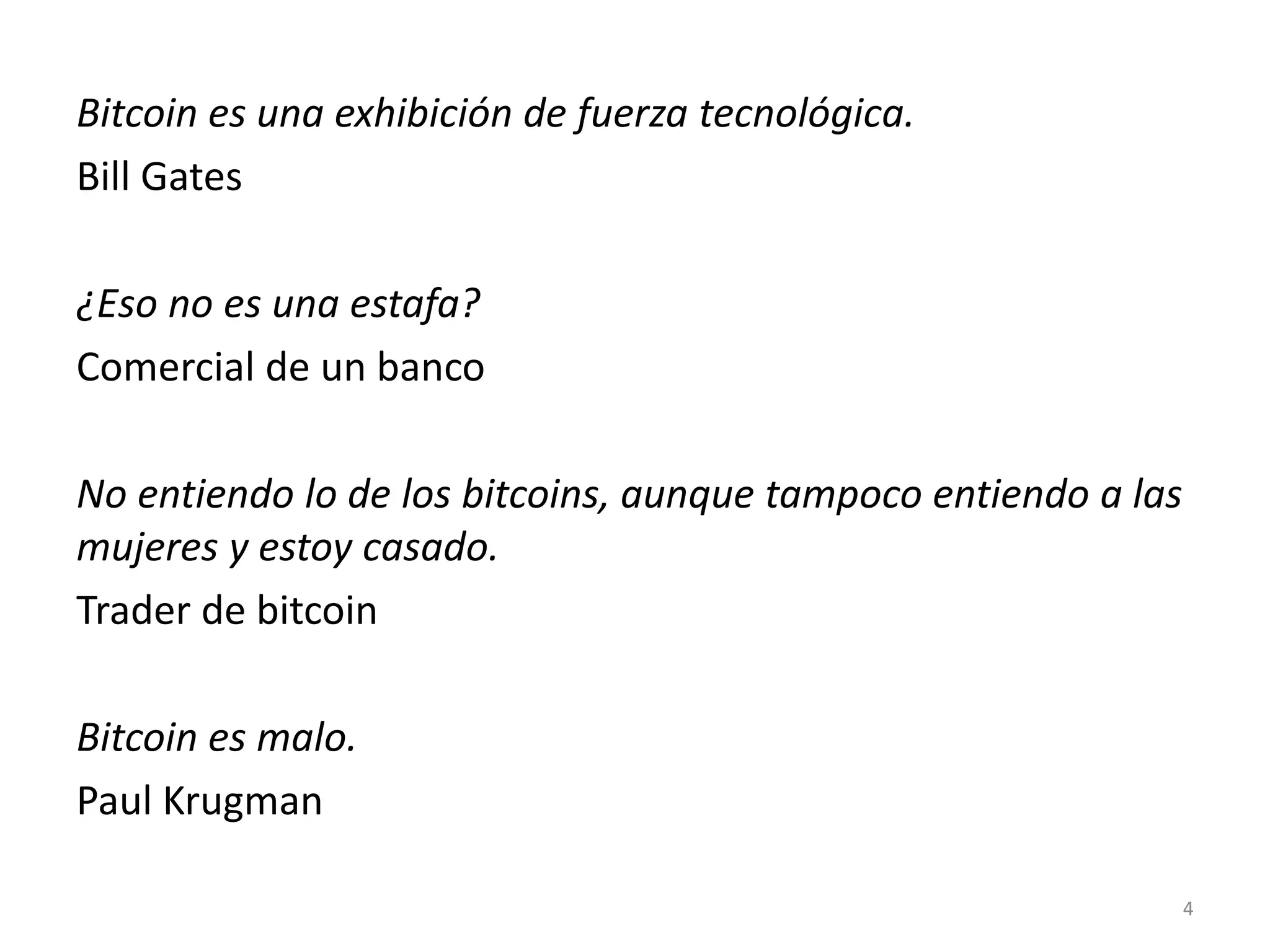 Presentación sobre Bitcoin | PPTX