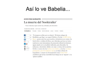 Así lo ve Babelia... 
 