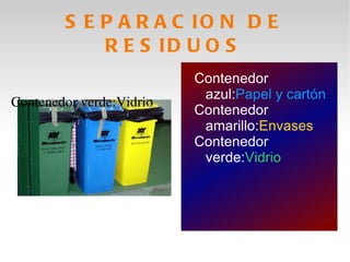 eliminación de basura 