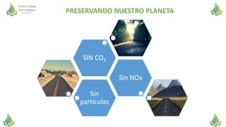 PRESERVANDO NUESTRO PLANETA
Sin
particulas
Sin NOx
SIN CO2
 