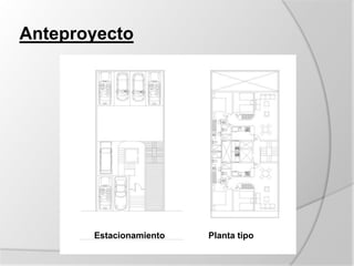 AnteproyectoEstacionamientoPlanta tipo