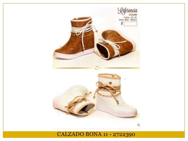 calzado bona catalogo 2018