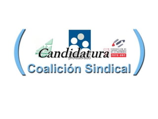 Elecciones al comité de
Empresa del PDI Laboral
ULL.
CandidaturaCandidatura
 