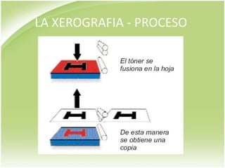 LA XEROGRAFIA - PROCESO
 