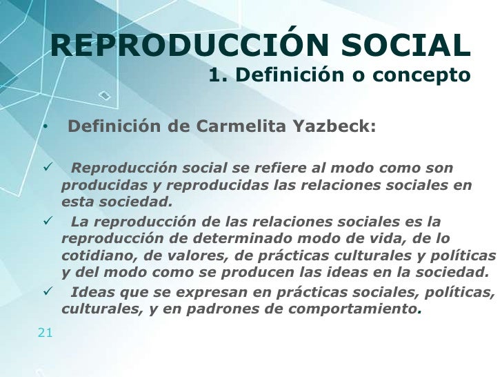 Presentación capital cultural y reproducción social
