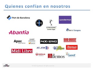 © 2013 Cap Masao. All rights reserved.
Telecomunicac
ión
 