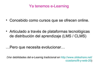 Retos aprendizaje e investigación e-learning 2.0