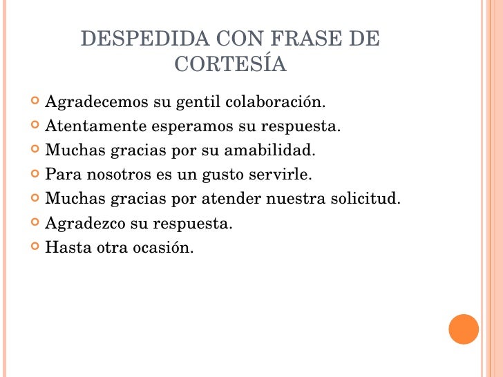 Presentación cartas
