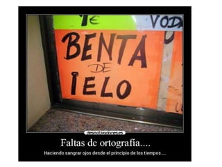 Presentación carteles faltas