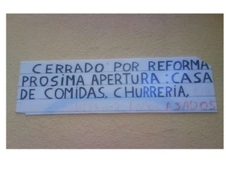 Presentación carteles faltas