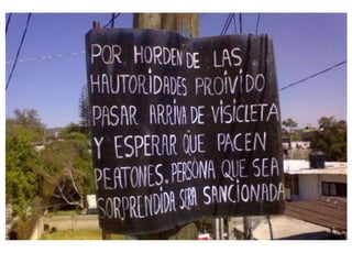 Presentación carteles faltas