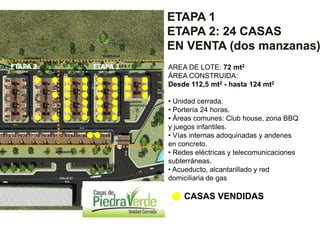 CASAS VENDIDAS
 