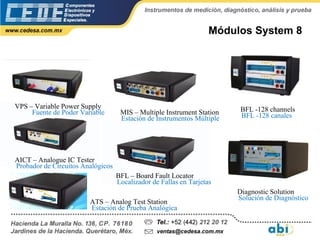 Presentación cedesa - equipos diagnostico ABI | PPT
