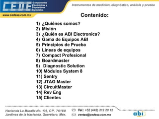 Presentación cedesa - equipos diagnostico ABI | PPT