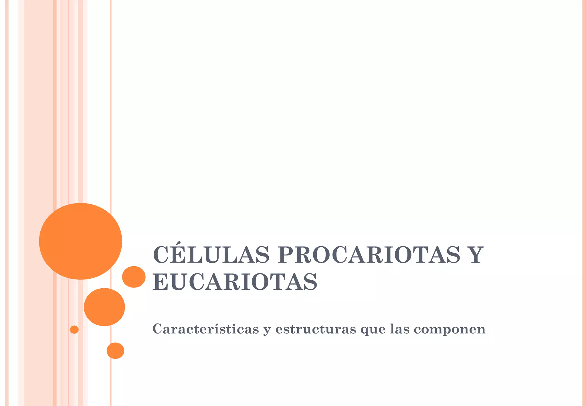 Celulas Procariotas y Eucariotas | PPT