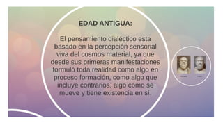 Presentación dialectica que comprende en