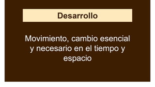 Presentación dialectica que comprende en