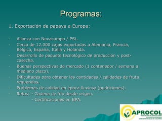 Fruticultura / horticultura en el Valle del Cauca 