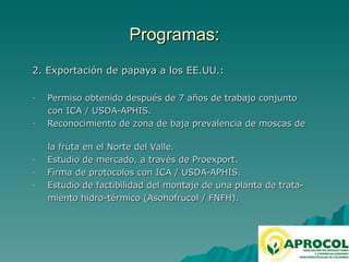 Fruticultura / horticultura en el Valle del Cauca 