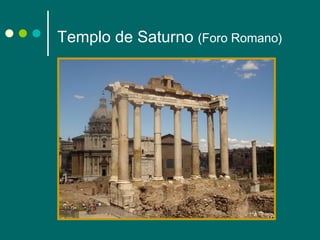 Templo de Saturno  (Foro Romano) 