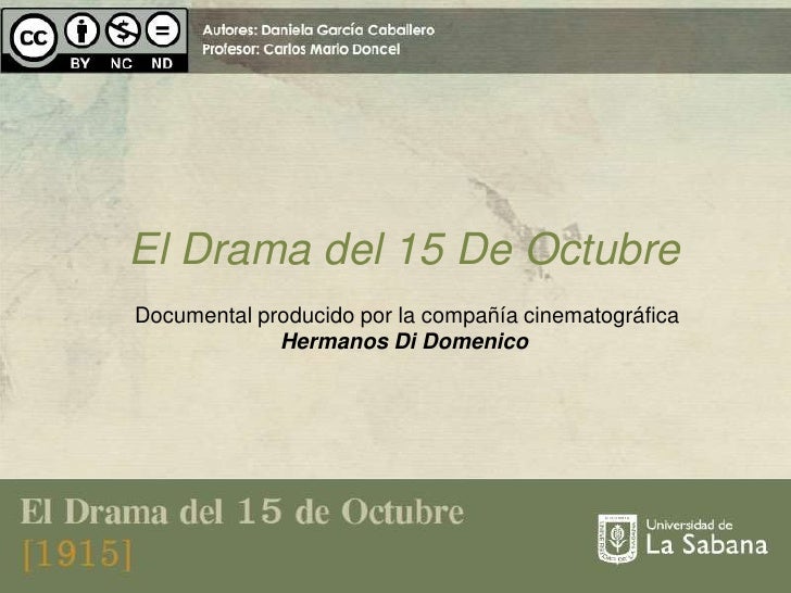Presentación cine en colombia