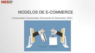 • Consumidor-Consumidor (Consumer to Consumer, C2C)
MODELOS DE E-COMMERCE
 