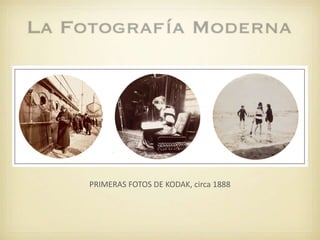 PRIMERAS FOTOS DE KODAK, circa 1888
 