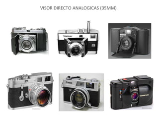 VISOR DIRECTO ANALOGICAS (35MM)
Folding:
Rangefinder (de telemetro):
 