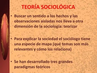 LOS GRANDES PENSADORES DE LA SOCIOLOGÍALa relevancia actual de los clásicos radica en que hay continuidad en muchas preocupaciones de Weber, Marx o Durkheim, con las preocupaciones actualesBourdieu, Doubet, Boudon