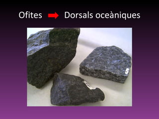 Ofites  Dorsals oceàniques 