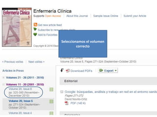 Seleccionamos el volumen
correcto
 