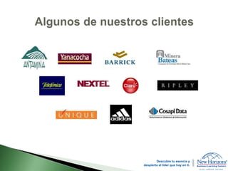 Descubre tu esencia y
despierta el líder que hay en ti.
 