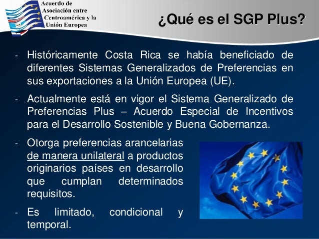 Conclusión Del Sistema Generalizado De Preferencias Plus (Sgp+) Y Tra…