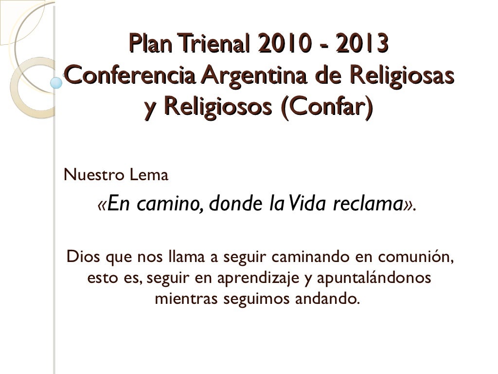 Presentaci n Confar 2011