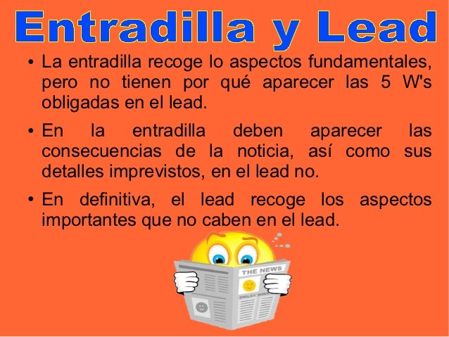 Del uso de la Entradilla en los textos periodísticos informativos e i…