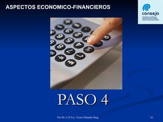 PASO 4 ASPECTOS ECONOMICO-FINANCIEROS 