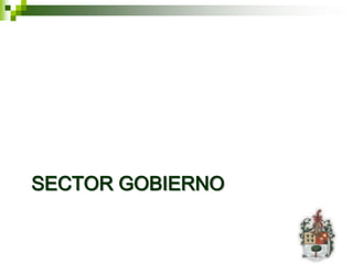 SECTOR GOBIERNO
 