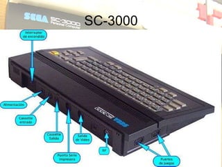 SC-3000 Ordenador de 8-bit. A partir de SG-1000. Soporta catuchos. 