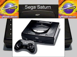 Sega Saturn  6º consola de Sega. (Sobremesa) 170.000 vendidas el primer día. 2 Mb memoria Ram. 32 bits y lector de CD-ROM.  
