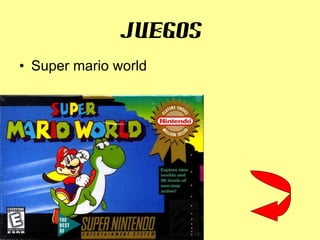 Juegos Super mario world 