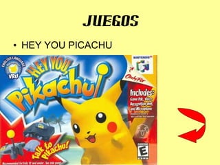 juegos HEY YOU PICACHU 