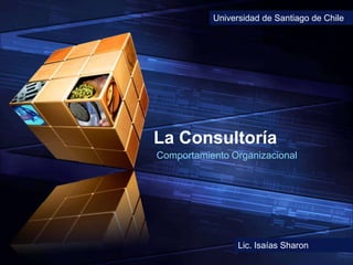 La Consultoría Comportamiento Organizacional Universidad de Santiago de Chile Lic. Isaías Sharon 