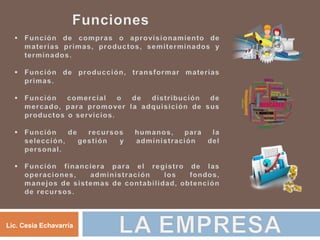 Lic. Cesia Echavarría
 